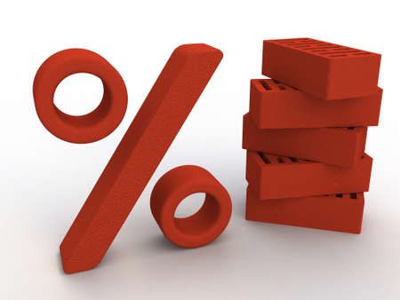 Brick percentの写真素材