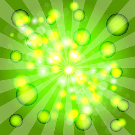 Abstract background with bright raysのイラスト素材