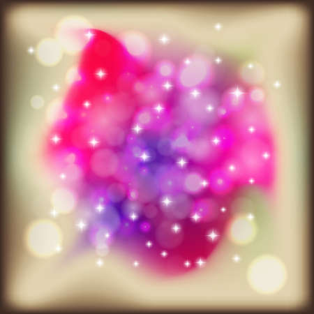 Abstract background with bright starsのイラスト素材