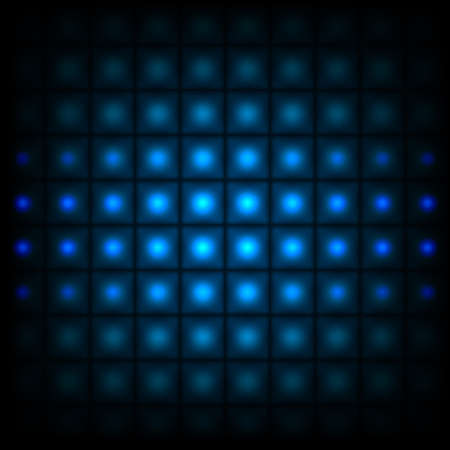 Abstract background with blue lightsのイラスト素材