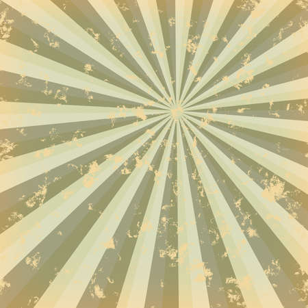 Old abstract vector background with raysのイラスト素材