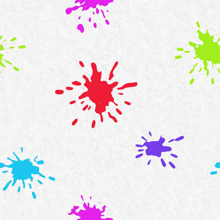 Seamless pattern with blots on paperのイラスト素材