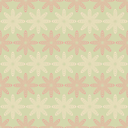 Seamless texture with floral elementsのイラスト素材