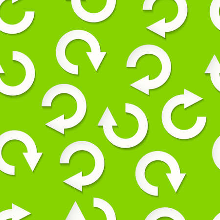 Seamless vector texture with white arrowsのイラスト素材