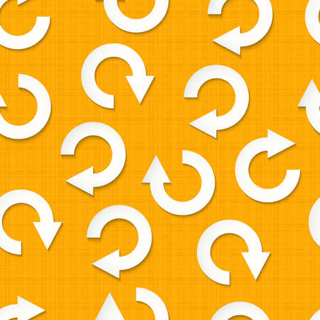 Seamless vector texture with white arrowsのイラスト素材