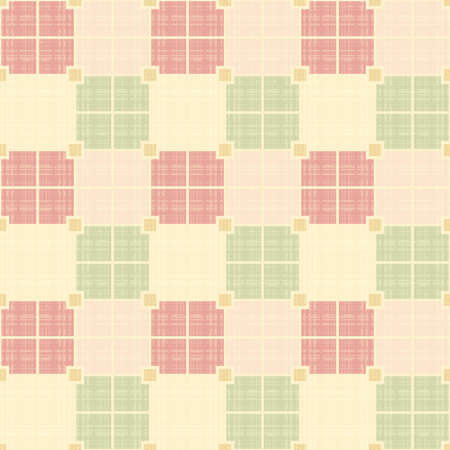 Seamless vector texture with color squaresのイラスト素材