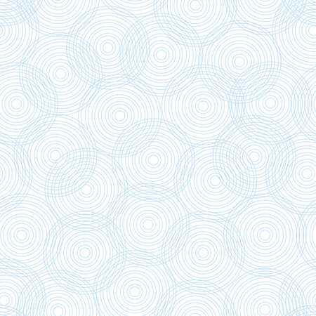 Seamless vector texture with abstract ring elementsのイラスト素材