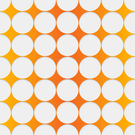 Vector illustration of cut paper elements with shadowのイラスト素材