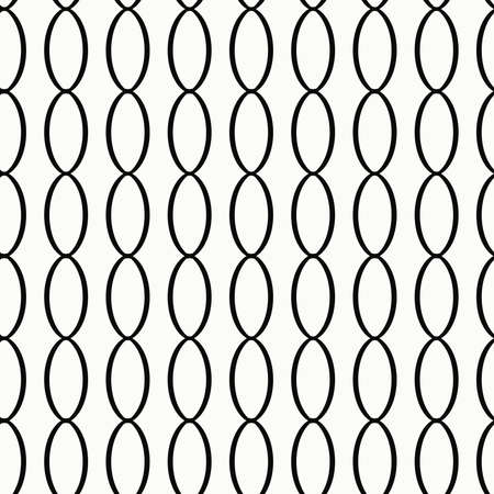 Seamless vector texture with abstract monochrome elements