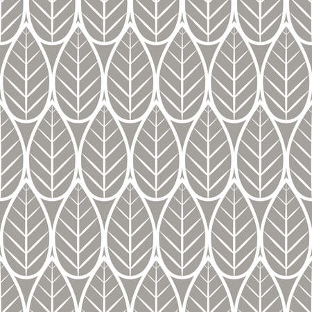 Seamless vector texture with brown leafsのイラスト素材