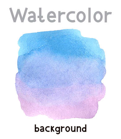 Vector illustration with hand drawn abstract watercolor backgroundのイラスト素材