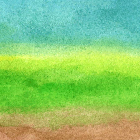 Vector illustration with hand drawn abstract watercolor backgroundのイラスト素材