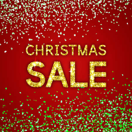 Christmas Sale this image is a vector Illustrations art design.のイラスト素材