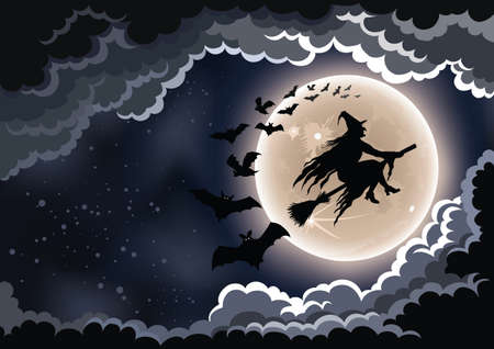 Wicked Witch Backgroundのイラスト素材
