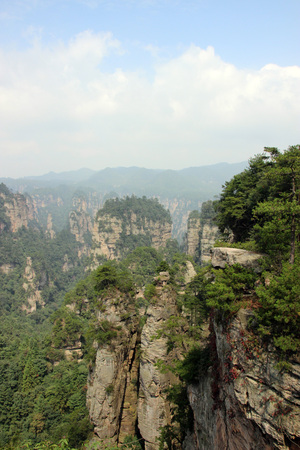 Avatar Halleluya peak Zhangjiajie in Hunan province, Chinaの写真素材