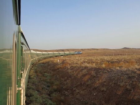 Trans Mongolia Express, Mongoliaのeditorial素材