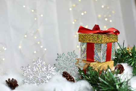 Christmas giftの写真素材