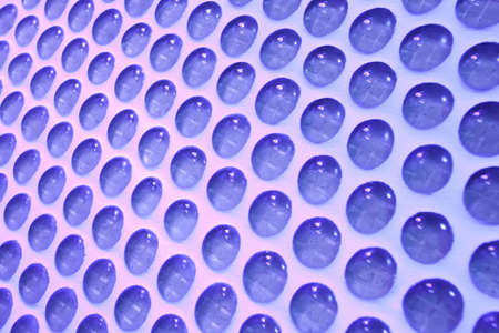 part of the blue wall from glass ballsの写真素材