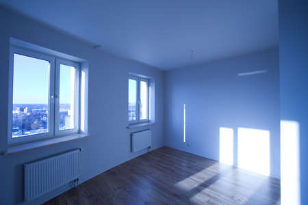 interior of the empty room in a new house