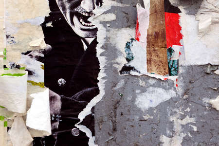 abstract background witn faceの写真素材