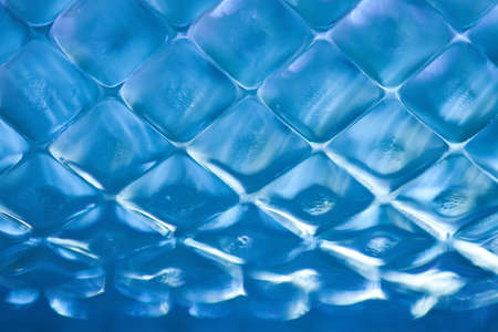 blue ice texture, shallow depth of fieldの写真素材