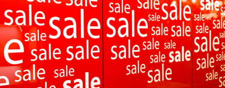 sale background, white on redの写真素材