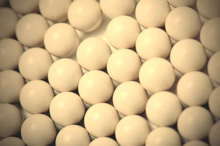 white balls, background, close up, texture.  image filter retro styleの写真素材