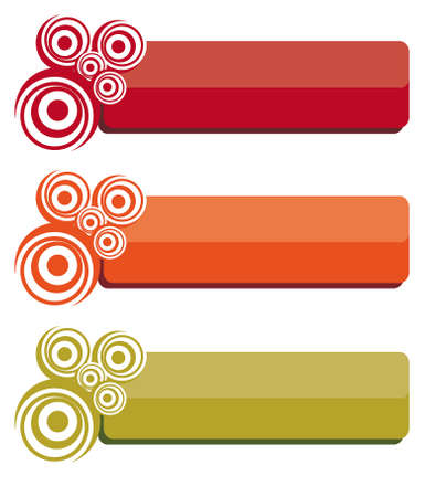 Abstract web banner for your websitesのイラスト素材