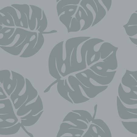 Fashion seamless vector pattern. Tropical leaf. Camouflage printのイラスト素材