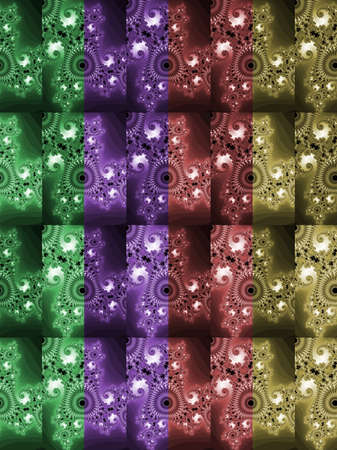 Multicolor fractal background の写真素材