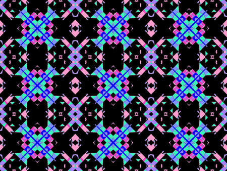 Geometric seamless patternの写真素材