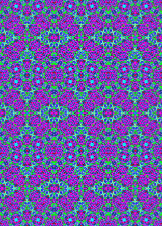 Geometric seamless pattern in blue colorの写真素材