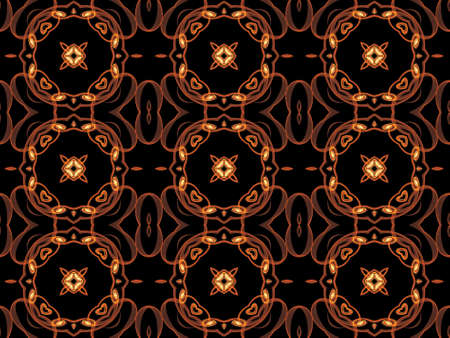 Dark brown seamless fractal pattern