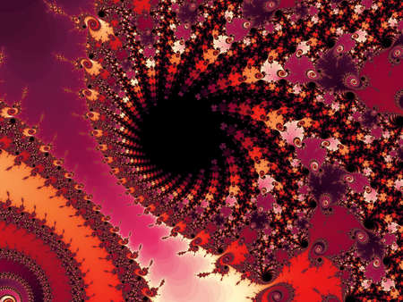 Fractal background in pink colorの写真素材