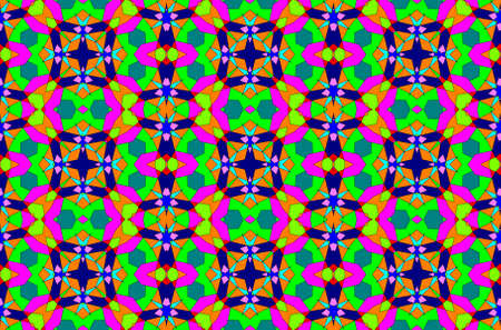 Motley seamless geometric patternの写真素材