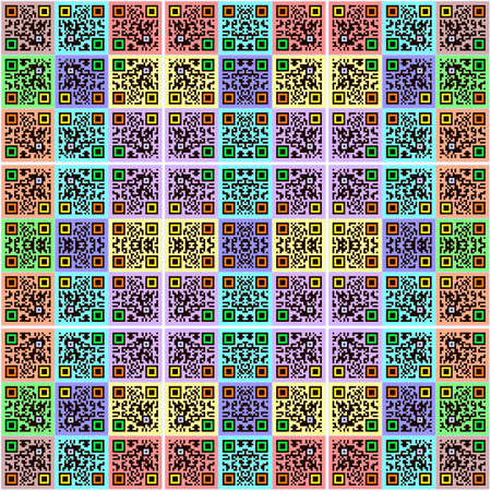 Ornament QR code Congratulationの写真素材