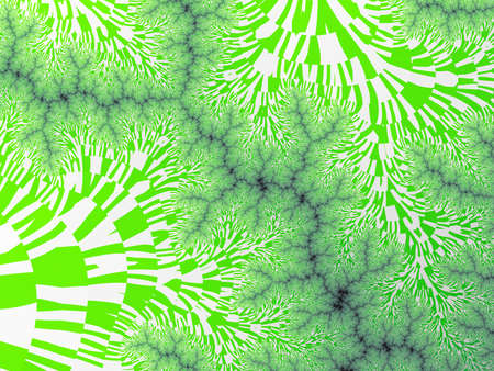 Green patterned fractal backgroundの写真素材
