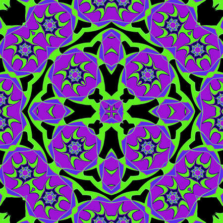 Colored geometric kaleidoskopeの写真素材