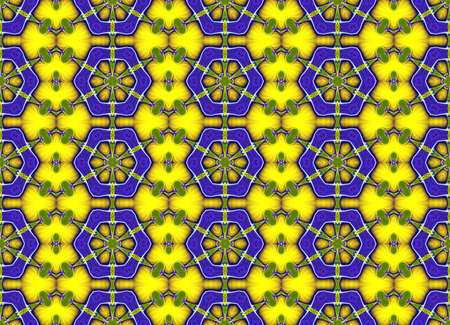 Bright seamless geometric patternの写真素材
