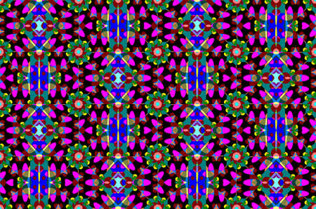 Geometric seamless patternの写真素材