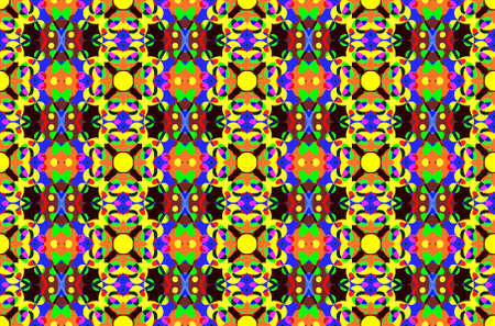 Bright seamless geometric patternの写真素材