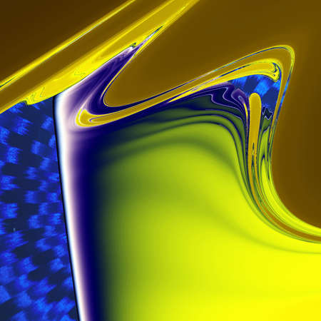Color fractal background with 3D effectの写真素材
