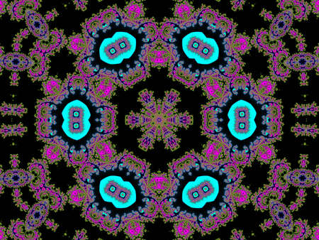 Fractal patterned ornamentの写真素材
