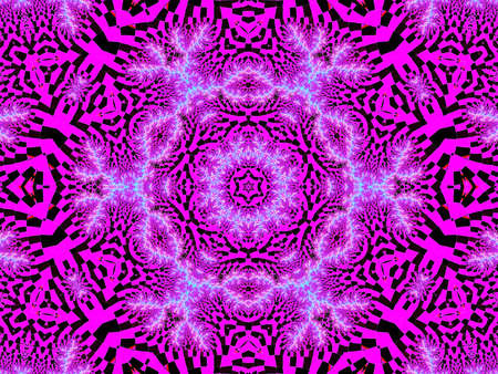Purple geometric  patternの写真素材