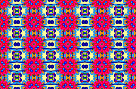 Geometric seamless patternの写真素材