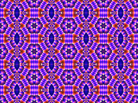 Purple seamless fractal patternの写真素材