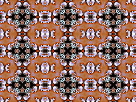 Seamless fractal patternの写真素材