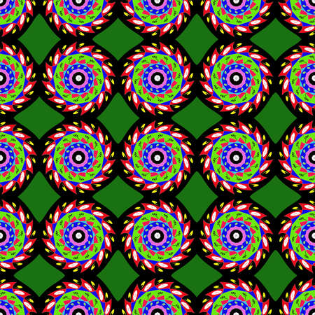 Geometric seamless patternの写真素材