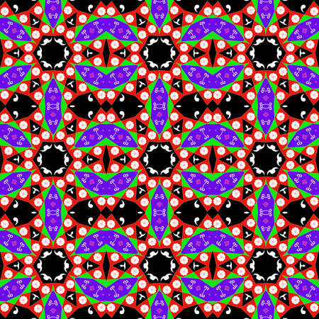 Geometric seamless patternの写真素材
