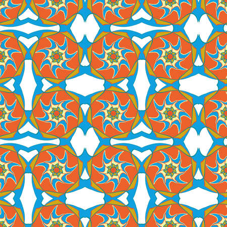 Creative solar geometric seamless ornamentの写真素材